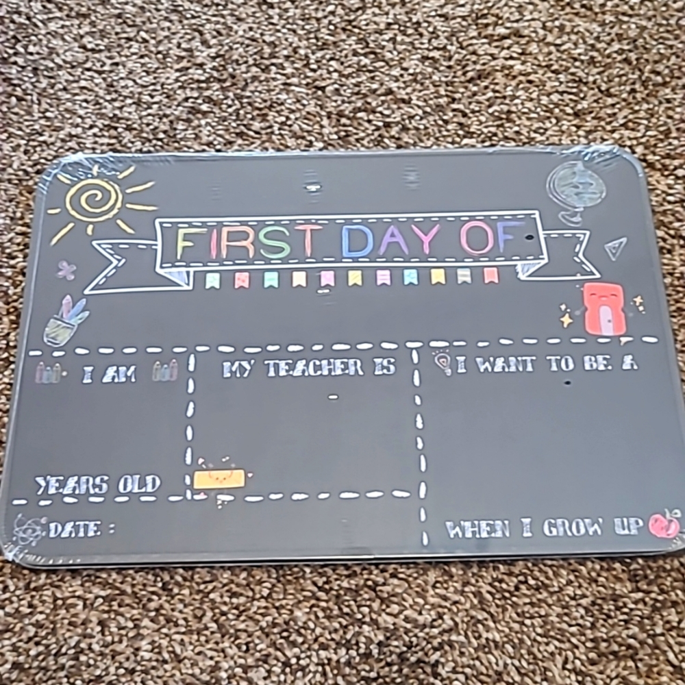 First Day Last Day School  Metal Sign